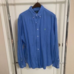 Polo large long sleeve shirt